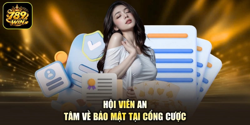 Hội viên an tâm về bảo mật tại cổng cược
